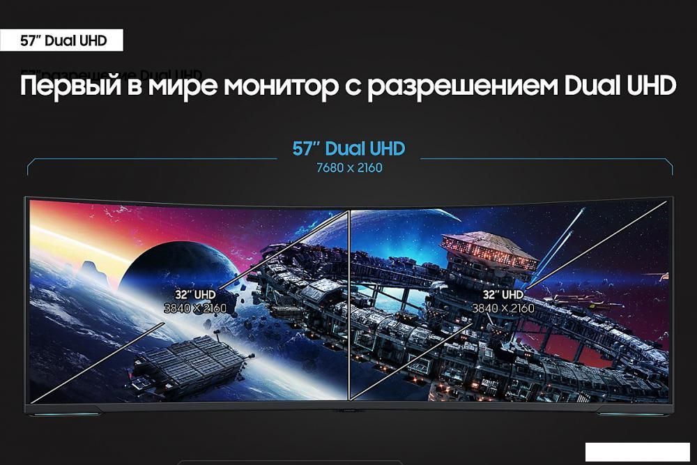 Игровой монитор Samsung Odyssey Neo G9 LS57CG952NIXCI Игровой монитор Samsung Odyssey Neo G9 LS57CG952NIXCI