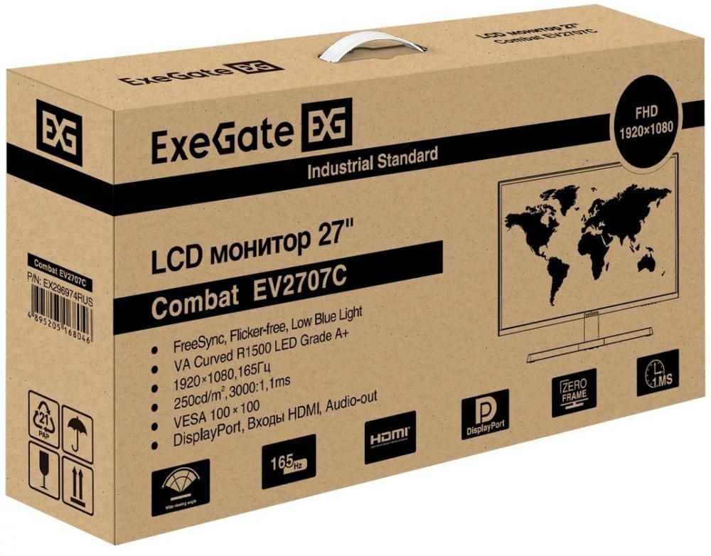 Игровой монитор ExeGate Combat EV2707C EX296974RUS