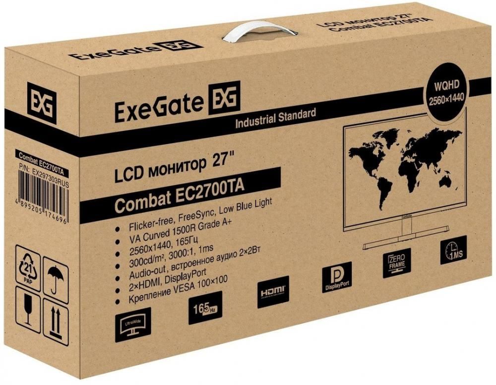 Игровой монитор ExeGate Combat EC2700TA EX297303RUS