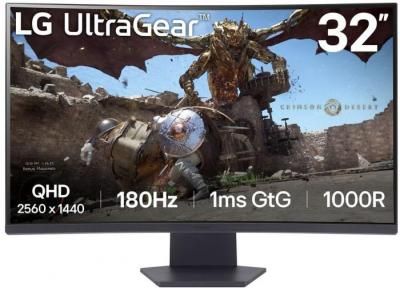 Игровой монитор LG UltraGear 32GS60QC-B Игровой монитор LG UltraGear 32GS60QC-B