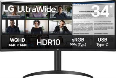 Монитор LG UltraWide 34WR55QK-B Монитор LG UltraWide 34WR55QK-B