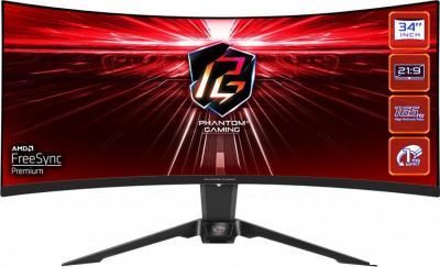 Игровой монитор ASRock Phantom Gaming PG34WQ15R2B