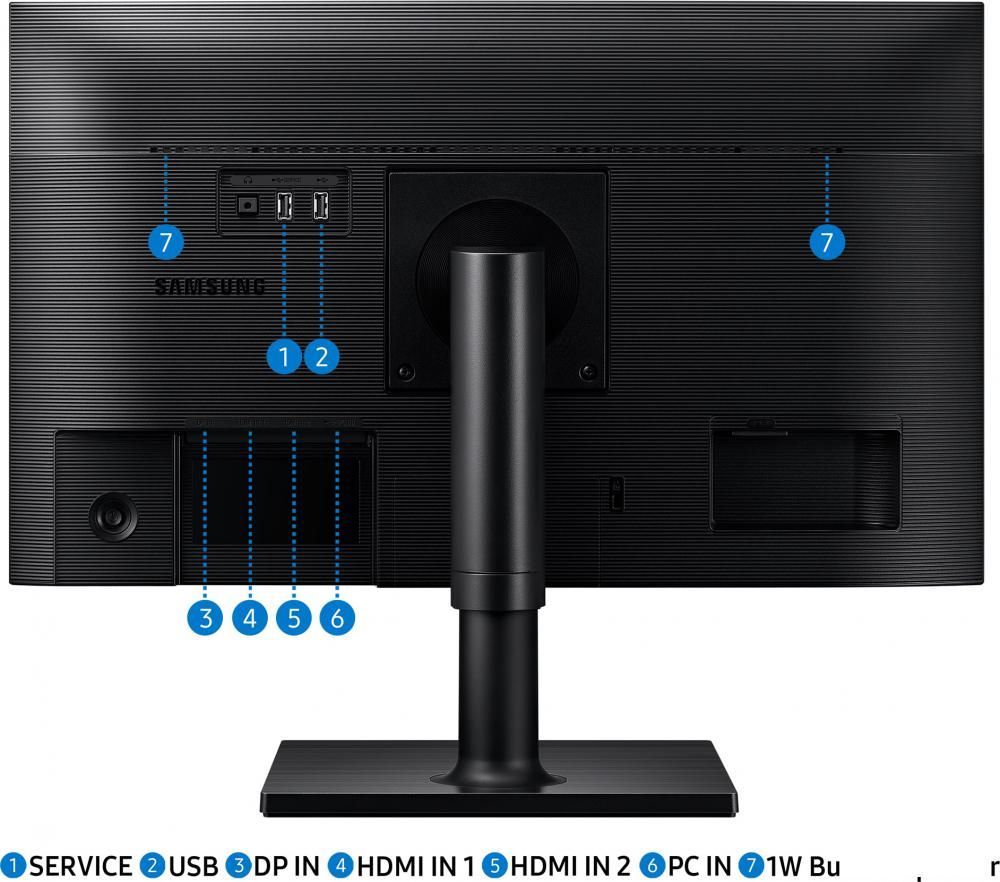Монитор Samsung LF24T450FZIXCI
