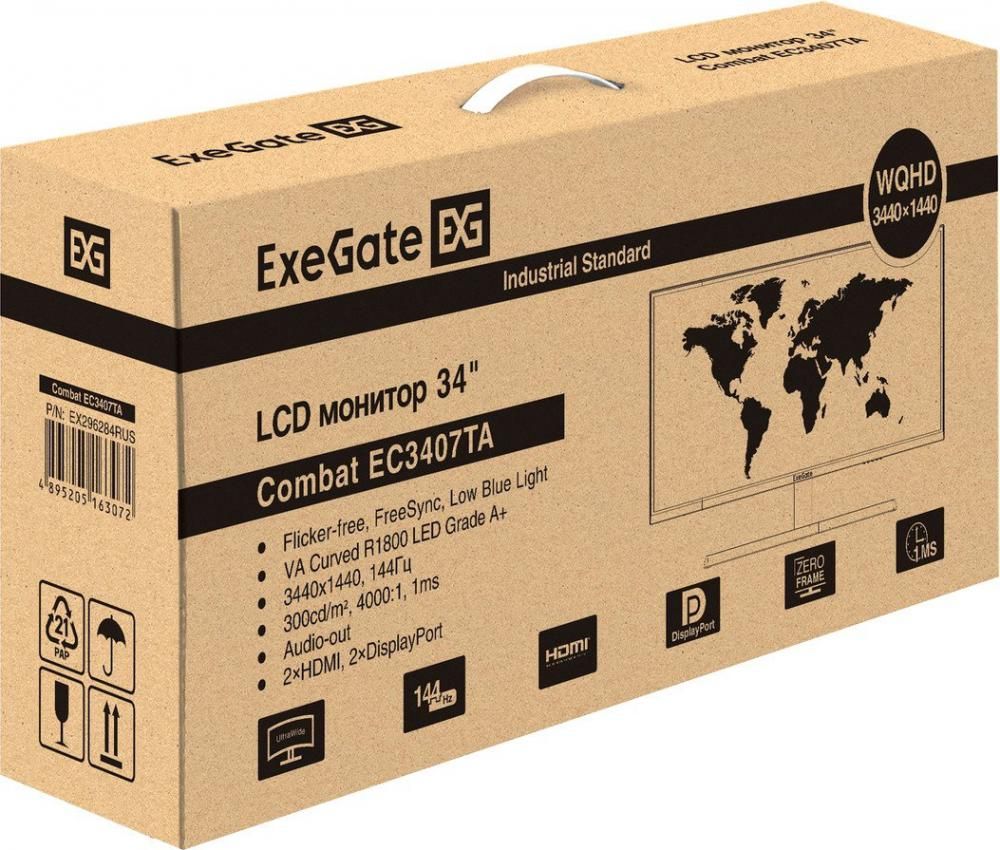 Игровой монитор ExeGate Combat EC3407TA EX296284RUS