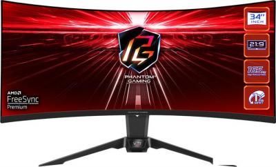 Игровой монитор ASRock Phantom Gaming PG34WQ15R2B Игровой монитор ASRock Phantom Gaming PG34WQ15R2B