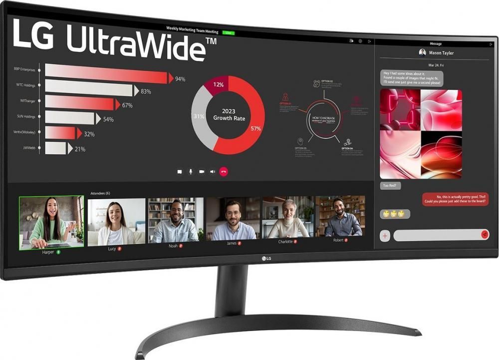 Монитор LG UltraWide 34WR50QK-B Монитор LG UltraWide 34WR50QK-B